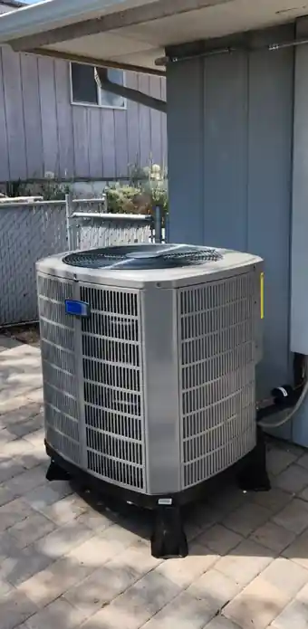 New American Standard condenser on the same pavers